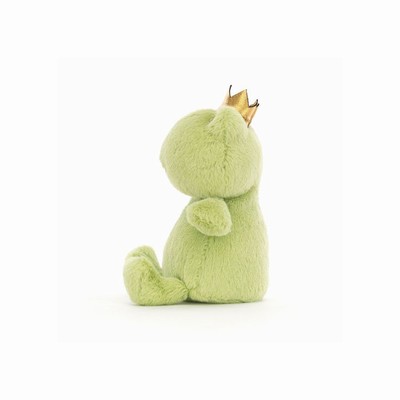 Jellycat Crowning Croaker Green USA | 15089MDTH